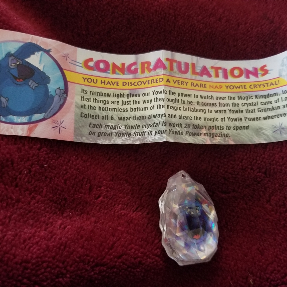 Yowies NAP YOWIE CRYSTAL (VERY RARE) - with Papers